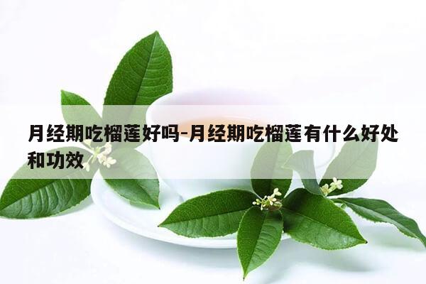 月经期吃榴莲好吗-月经期吃榴莲有什么好处和功效