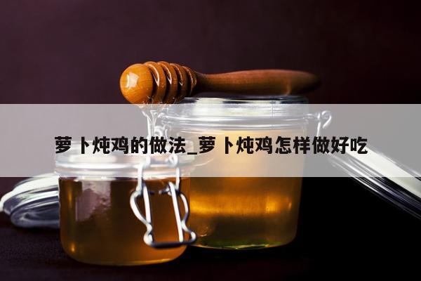 萝卜炖鸡的做法_萝卜炖鸡怎样做好吃