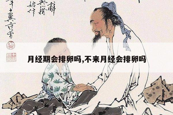 月经期会排卵吗,不来月经会排卵吗